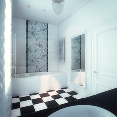 Beautiful Large Bathroom in Luxury Home Ver.2