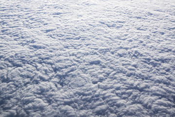 Cloudscape. Blue sky and white cloud.