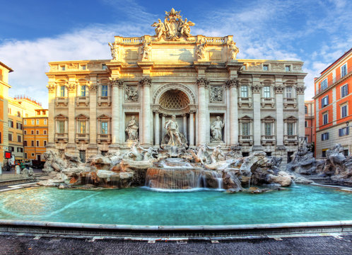 Fototapeta Trevi Fountain, rome, Italy.