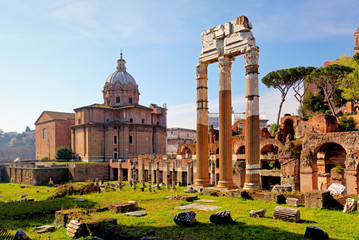 Naklejka premium Forum Romanum - Rome, Italy