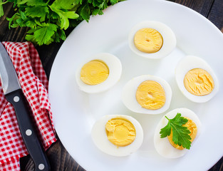 boiled eggs