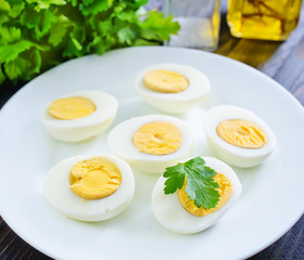 boiled eggs