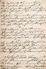 vintage handwriting with undefined text