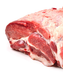 Raw meet isolated on white