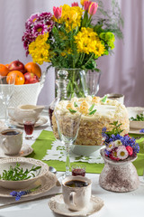 Holiday cake for a celebration