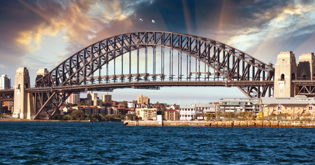 Sydney Harbour Bridge and Australian Sky
