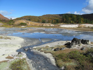 後生掛温泉の大湯沼