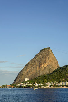Sugar Loaf hill and Guanabara bay