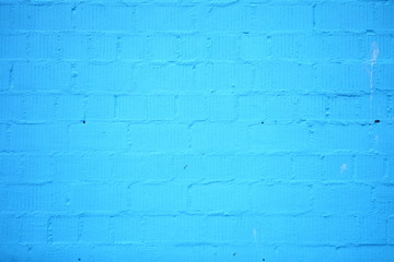 Background of blue brick wall texture