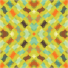 abstract retro geometric pattern