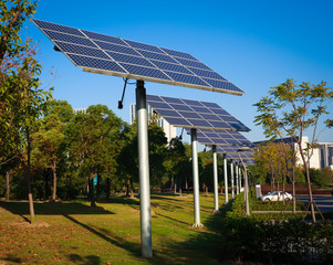 Park green energy solar power system