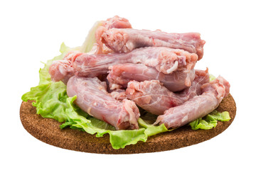 Raw chicken neck