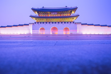 Obraz premium Gyeongbokgung Palace in Seoul , South Korea