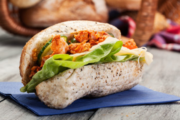 Kebab sandwich