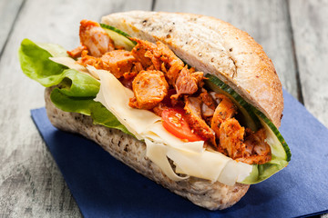 Kebab sandwich