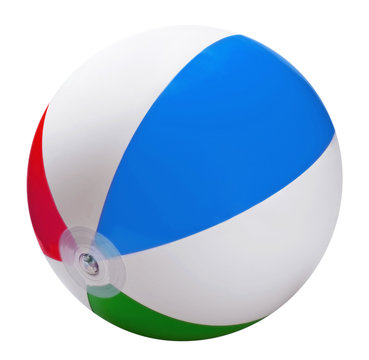 Bright Inflatable Ball Isolated