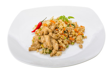 Fried rice with chicken