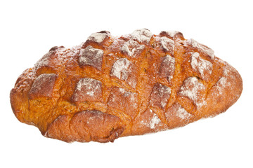 Whole loaf of farmhouse bread