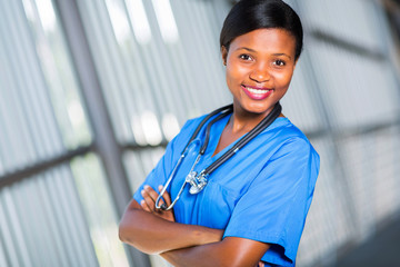 young african american doctor