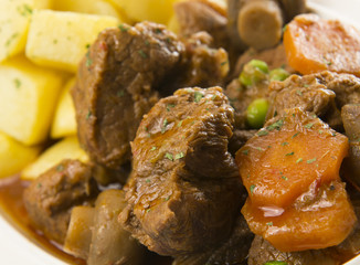 Detalle de ternera guisada