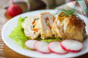 chicken roll meat