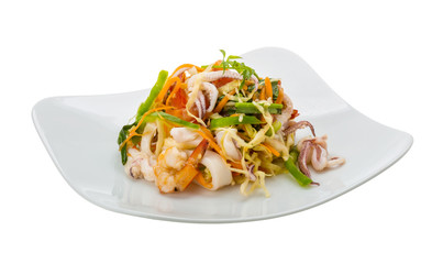 Asian seafood salad