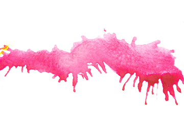 Abstract art watercolor splash watercolor drop