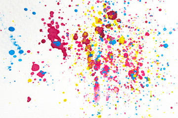 Watercolor drops point spread