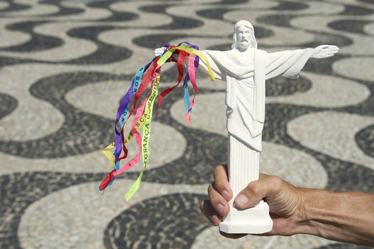 Christ the Redeemer Souvenir Brazilian Wish Ribbons Rio