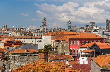 Fototapeta na wymiar View of Porto old town, Portugal