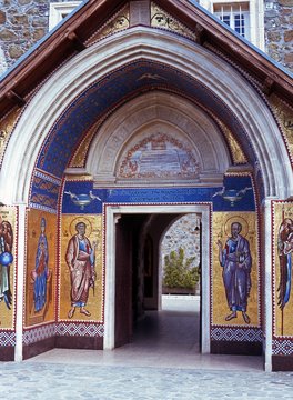 Kykko Monastery doorway, Cyprus © Arena Photo UK