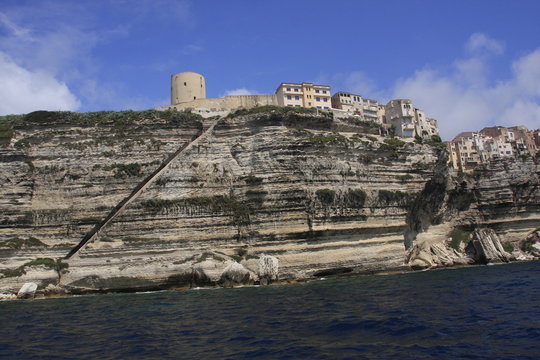 Bonifacio et escalier du roi d'Aragon