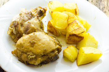 Chicken with potatoes