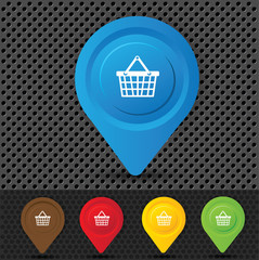 Basket symbol,vector