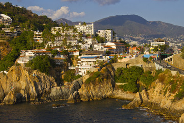 View of rocky coast of Acapulco - 64284395