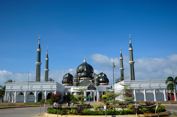 Crystal Mosque in Teregganu, Malaysia