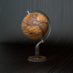 Vintage globe