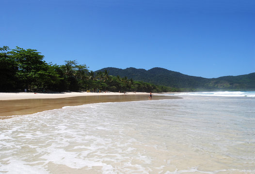 Praia Lopes Mendes beach at Ilha Grande Island Brasil