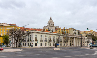 Fototapeta premium Church of Santa Engracia and Military Museum in Lisbon