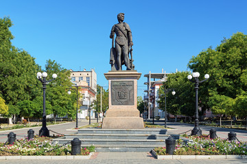 Monument of prince Grigory Potemkin-Tavricheski in Kherson