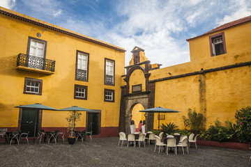 castle Fortaleza de Sao Tiago in Funchal, Madeira, Portugal