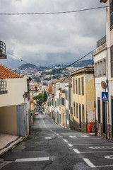 Obraz premium town center of Funchal, Madeira island, Portugal.