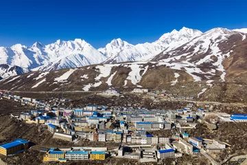 Keuken foto achterwand Cho Oyu Naylam in Tibet op weg naar Everest &amp  Cho Oyu basiskampen