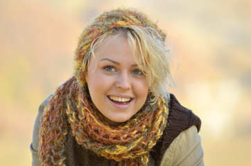 Beautiful woman outdoor portrait