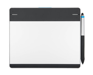 Graphic tablet with pen