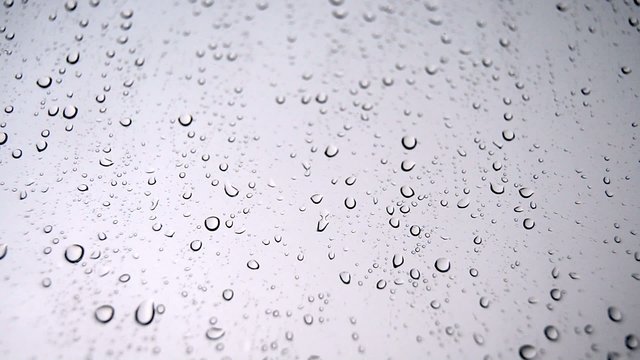 Wassertropfen Regen Scheibe Tropfen