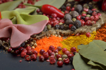 Spices. Food and cuisine ingredients.