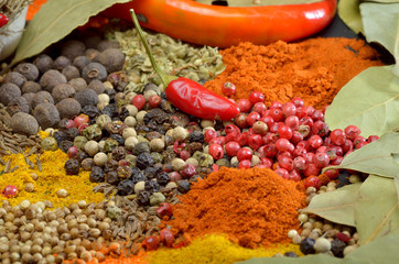 Spices. Food and cuisine ingredients.