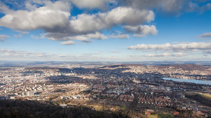 Fototapeta na wymiar Zurych Panorama