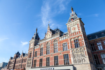 Fototapeta na wymiar Amsterdam Central Station